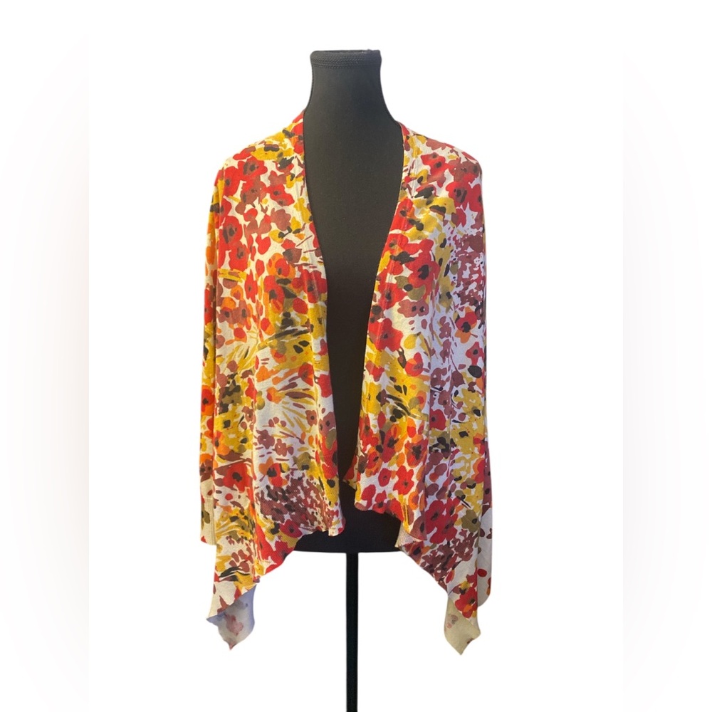 Skye’s The Limit Colorful Floral Kimono Cardigan GUC MP